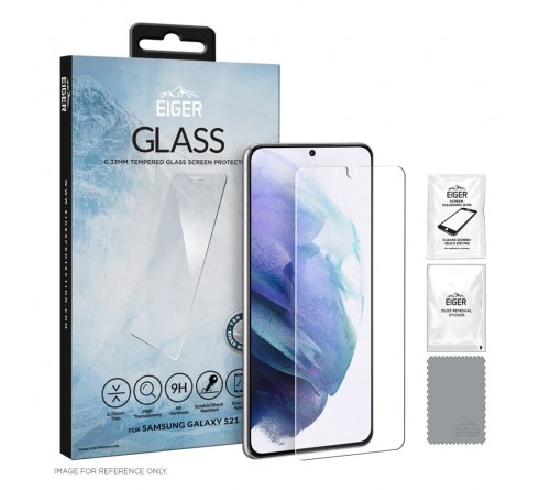 Eiger GLASS Screen Protector Samsung Galaxy S21- clear